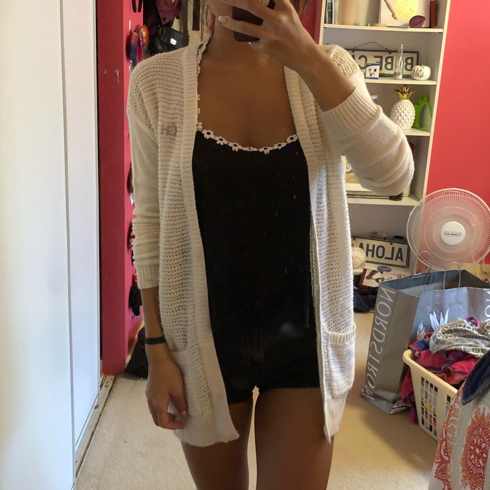 Cream cardigan